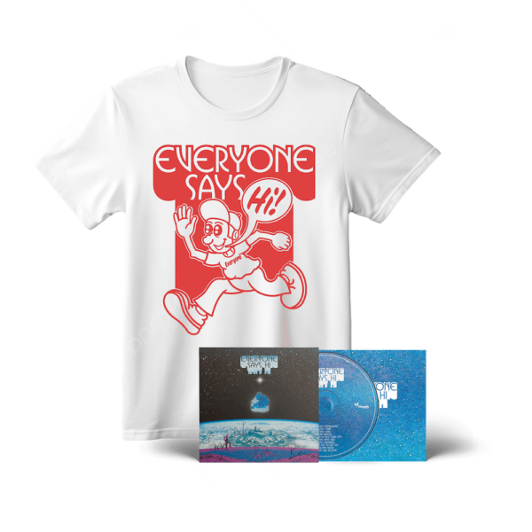 Everyone Says Hi T-shirt & Signed CD Bundle
